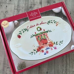 LENOX Holiday Tray 10.5 in - Holiday Inspirations & Illustrations Collection NWT